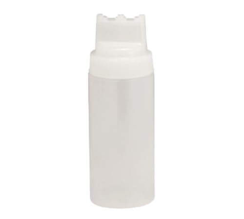 TableCraft 16 oz Dishwasher-Ready Clear Squeeze Bottle Opener