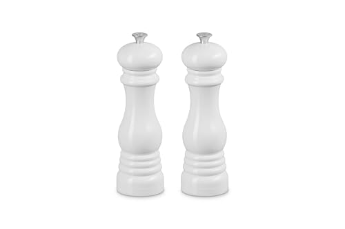 Premium 8-Inch Salt and Pepper Mill Set