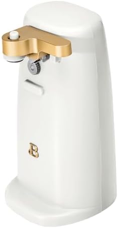 Electric Can Opener Stainless Steel Blade Auto-Turn White Icing