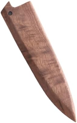 Handmade Natural Black Walnut Wood Utility Knife Sheath