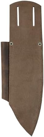 Chef Knife Holster with Sharpener Rustic Leather