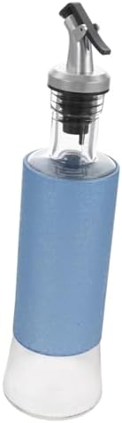 STOBAZA 1 Set Condiment Bottles Oil Vinegardispenser Stainless Steel Glass Design