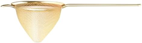 Cocktails Kingdom Cohort Strainer - Gold-Plated enhances your cocktail experience