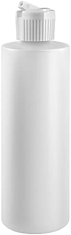 8 oz flip-top cylinder bottles pack of 12