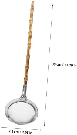 Ergonomic 304 Stainless Steel Colander Ladle for Kitchen Use