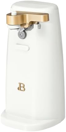 Electric Can Opener Stainless Steel Blade Auto-Turn White Icing