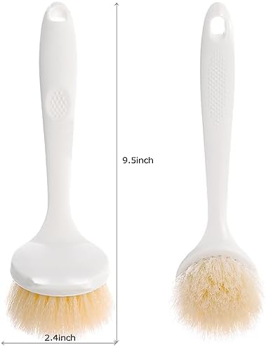 2-Pot Cleaning DishBrush Set with Handle
