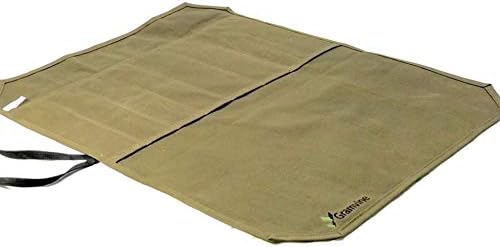 Professional Chefs Knife Roll - Waxed Canvas Foldable Culinary Bag