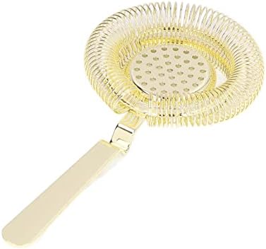 Clean Durable Stainless Steel Cocktail Strainer for Home Bar Use