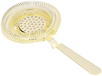 Clean Durable Stainless Steel Cocktail Strainer for Home Bar Use