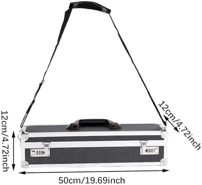 Chef Knife Case Aluminum Alloy Lock Box with Secure Features