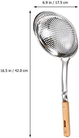 Uonlytech Colander Ergonomic Kitchen Tool Prevent Spills Easy Handling