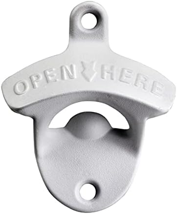 Magnetic Wall-Mounted Beer Opener with Built-in Magnets - Easy to Use Durable