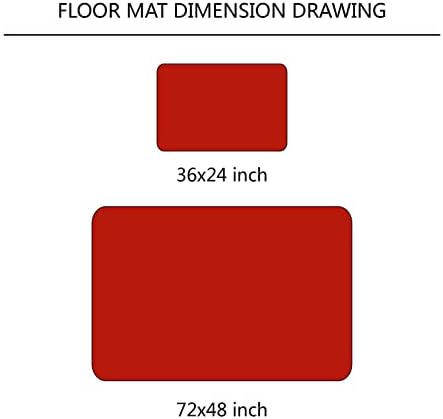 VIGTRO Abstract Golden Doodle Non-Slip Area Rug
