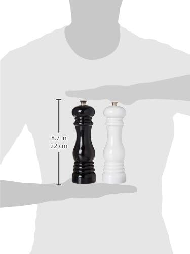 Le Creuset Salt Pepper Mill Set Black White