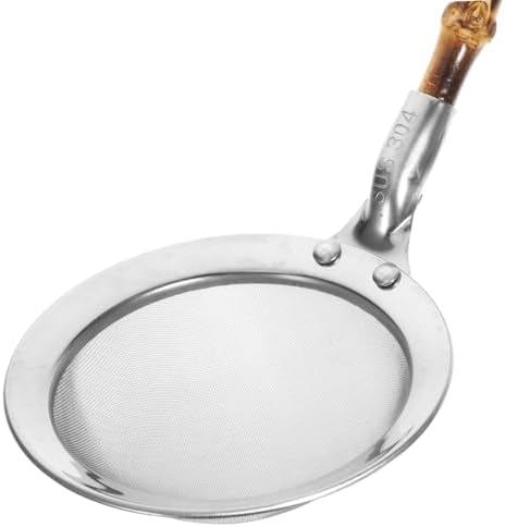 DECHOUS 304 Stainless Steel Kitchen Strainer with Japanese Style Handle