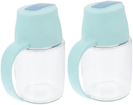 2-Piece Oil Vinegar Dispenser Set Automatic Durable