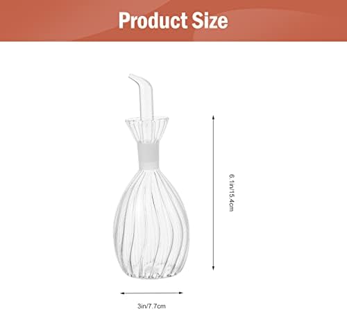 Hemoton Glass Anti-Spill Seasoning Pot