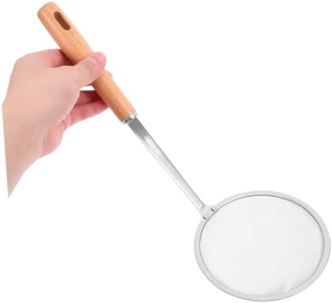 Cabilock Handle Fine Mesh Skimmer Spoon Multi-Functional Oil Strainer Colander