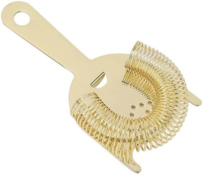 Compact Stainless Steel Cocktail Strainer Long-Lasting