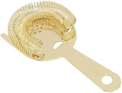 Compact Stainless Steel Cocktail Strainer Long-Lasting