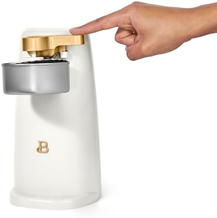 Electric Can Opener Stainless Steel Blade Auto-Turn White Icing