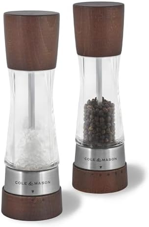 Cole Mason Derwent grinder set - Precision sea salt and black pepper mills
