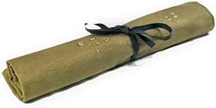 Professional Chefs Knife Roll - Waxed Canvas Foldable Culinary Bag