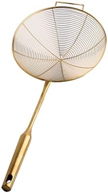 Stainless Steel Pasta Skimmer with Long Handle for Navel Straining Cooking