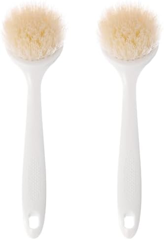 2-Pot Cleaning DishBrush Set with Handle
