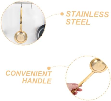 Stainless Steel Skimming Spoon Set for Cooking Grease Strain