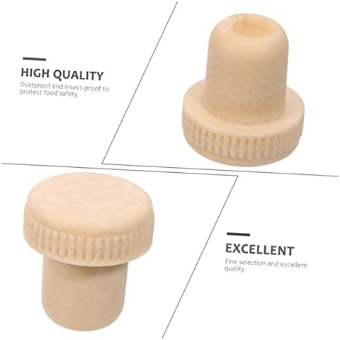 SHOWERORO 20pcs Cork Wine Stopper Labels Reusable