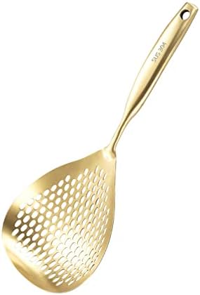 Hurricane LEVER 304 Stainless Steel Cooking Skimmer with Hollow Handle