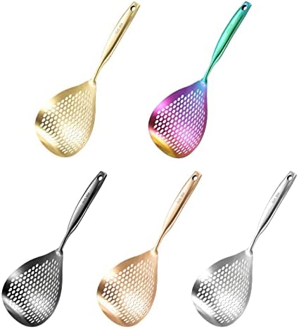 Hurricane LEVER 304 Stainless Steel Cooking Skimmer with Hollow Handle