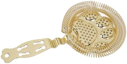 Stainless Steel Bar Strainer Gold
