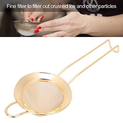 Cocktail Fine Strainer Stainless Steel Cone Shape Bar Accessories