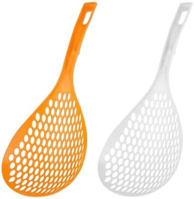 Elevate Your Cooking Day with Durable Skimmer Spoons Set of 2
