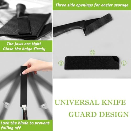 BLIRITEL 2 PCS Knife Sheath Universal Kitchen Knife Covers