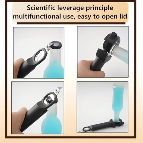 5-in-1 Bottle Can Opener Black