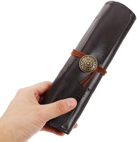 Premium Leather Knife Roll Bag for Professionals