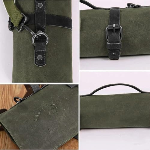 HERSENT Large Chefs Knife Roll Bag Durable Functional Cooking Tool Storage