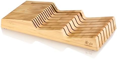 Cangshan Bamboo 15-Slot In-Drawer Knife Organizer
