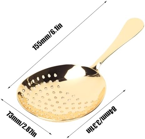 Professional Grade Julep Strainer by Tomotato