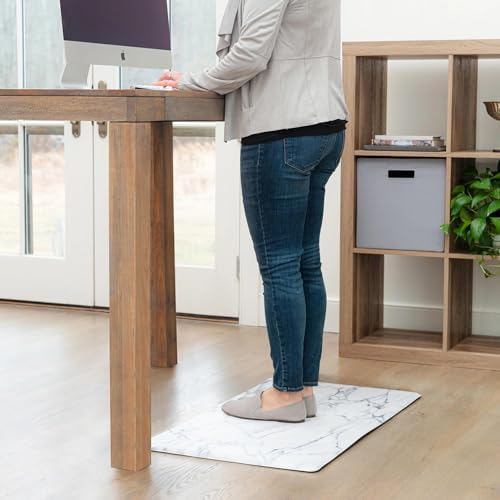 Home Dynamix Cozy Living Modern Marble Runner Anti-Fatigue Kitchen Mat Slip-Free