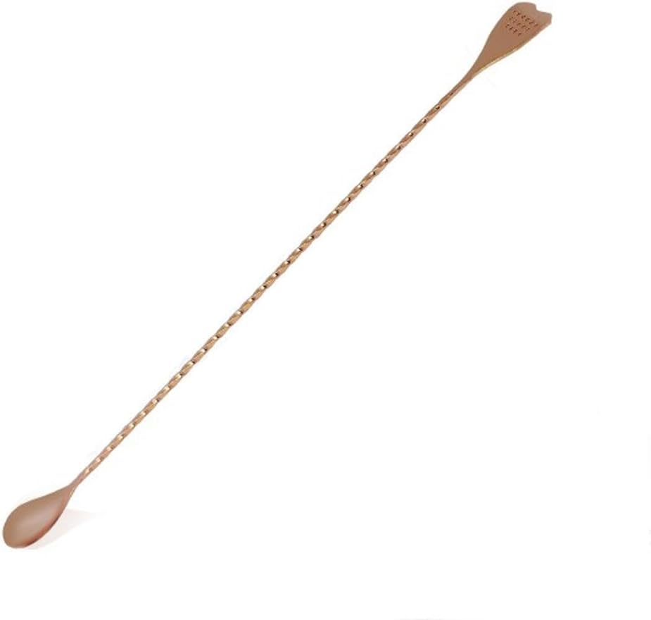 Copper-Plated Bar Spoon Strainer - Perfect for Home and Pro