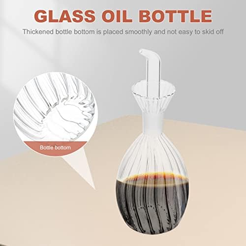 Hemoton Glass Anti-Spill Seasoning Pot