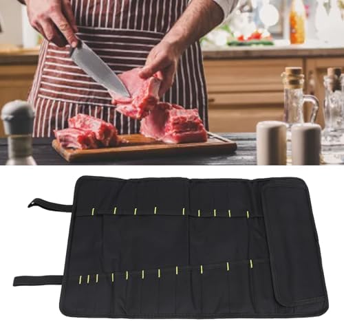 Tissting Chef Knife Bag 20 Slots - Storage Case for Cutlery Tools