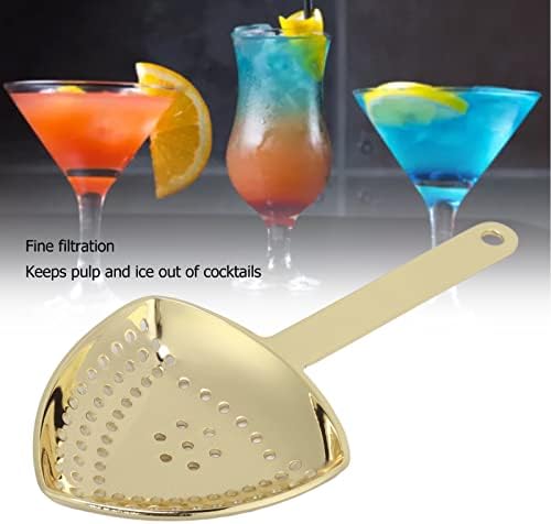 UKENS Julep Strainer Perfect for making smooth cocktails with ergonomics and durability