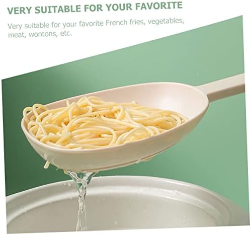 Multi-Purpose Kitchen Gadget - Deep Fryer Strainer Pasta Spoon Orange