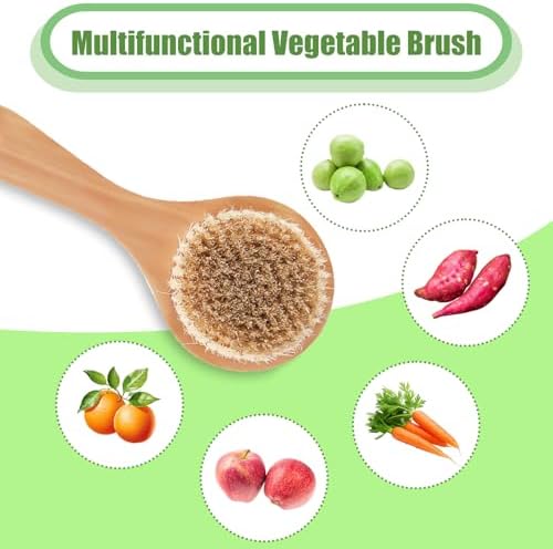 PEUTIERVegetable brush Ergonomic Design for Kitchen Use
